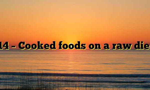 14 – Cooked foods on a raw diet