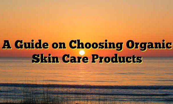 A Guide on Choosing Organic Skin Care Products