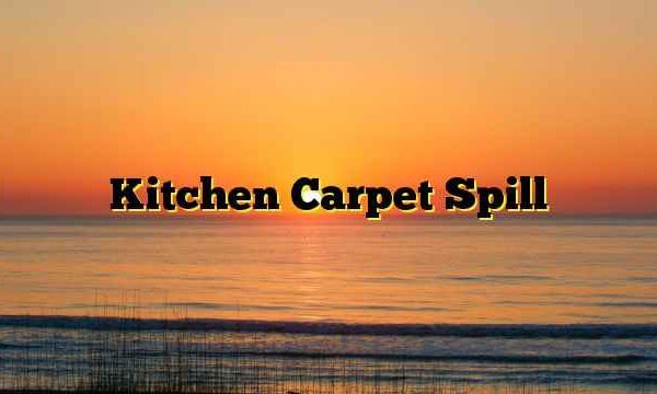 Kitchen Carpet Spill