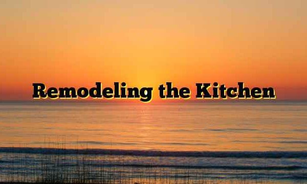 Remodeling the Kitchen